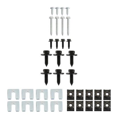 81-87 FRT END BLT KIT BK - Brothers Trucks Front End Bolt Kit - Black