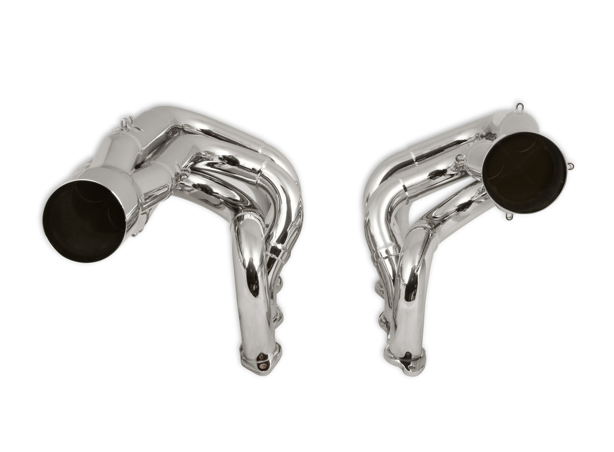 Hooker Racingheart 3-Step Dragster Headers - Chrome - Photo - out of package Bottom