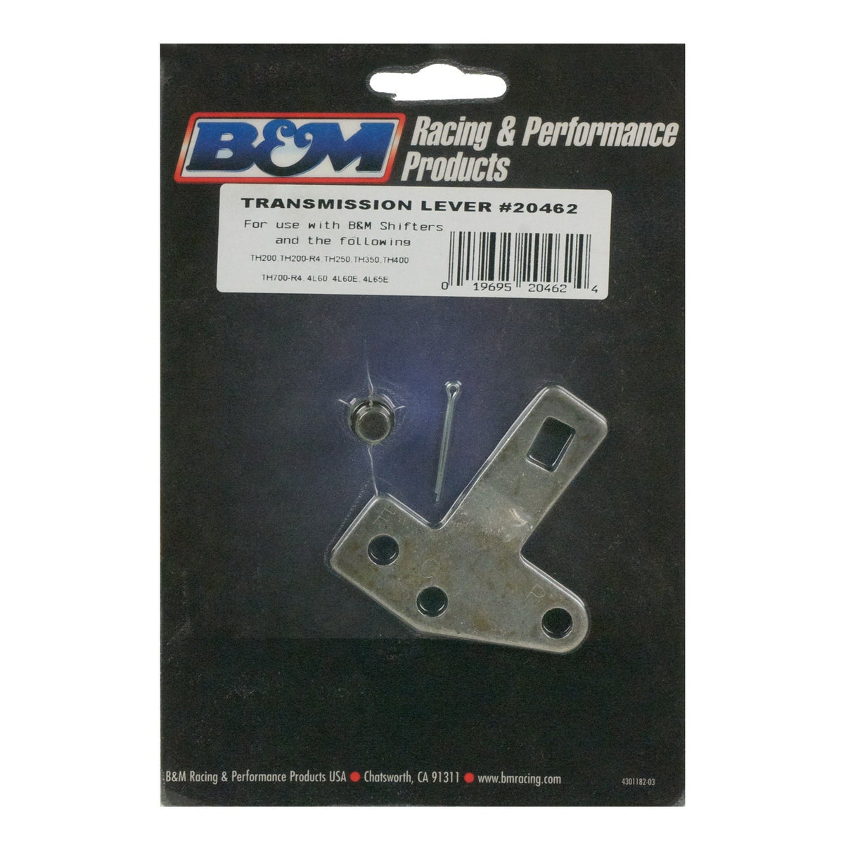 B&M Transmission Shift Lever - GM - Photo - out of package Left