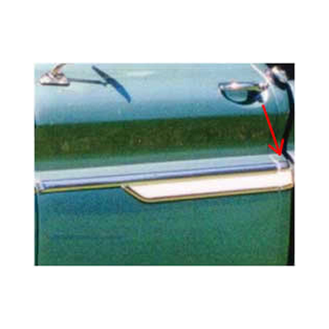 1962-66 CHEVY/GMC TRUCK CAB MOLDING - Brothers Trucks  Cab Molding - Upper - Right