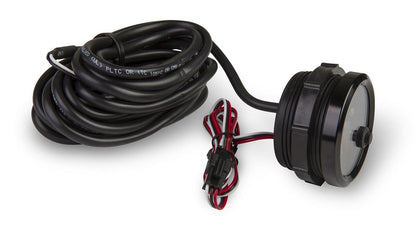 Holley EFI Fuel Level Gauge - Standard 2-1/16" size - Programmable - White Face - Black Bezel