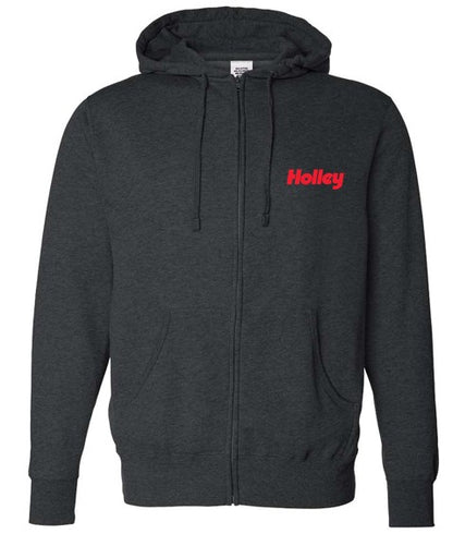 Holley Branded Full Zip Hood - Photo - Primary Angle
