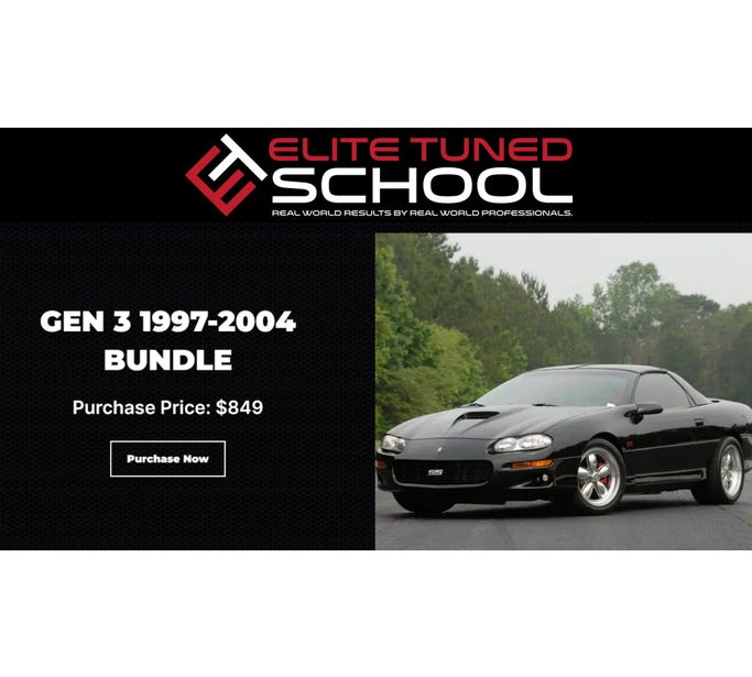 Elite Tuned School GEN III LSX Bundle