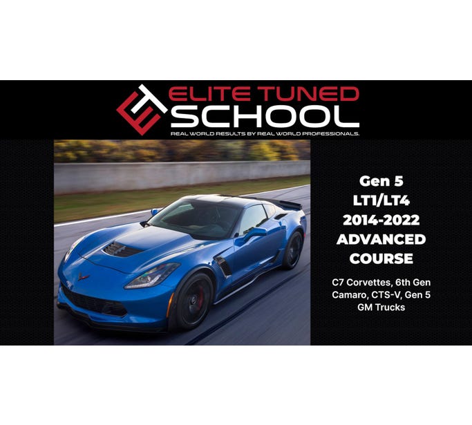 Elite Tuned School GEN V LT Advanced Course