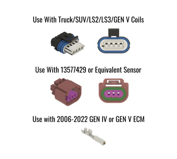 Bp Automotive GEN IV or GEN V Plug and Play Flex Fuel Harness - Truck/LS2/LS3/Genv Coils - H05