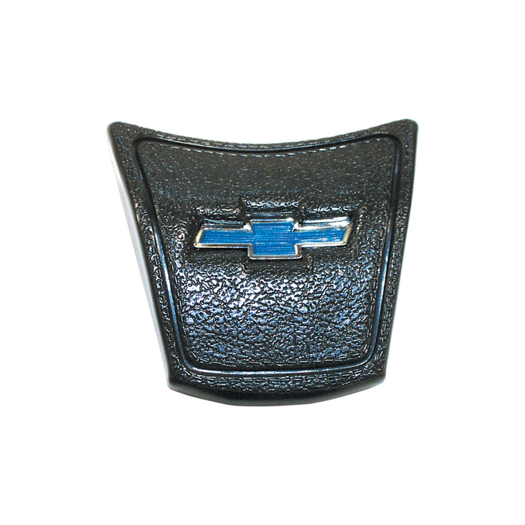 1969-72 CHEVY/GMC HORN BUTTON - DELUXE - Brothers Trucks Horn Button - Deluxe - Black - with Blue Bowtie