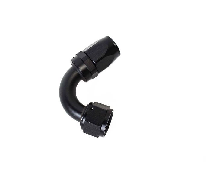 BTR AN Fittings - 120° - 12AN Hose End - Black