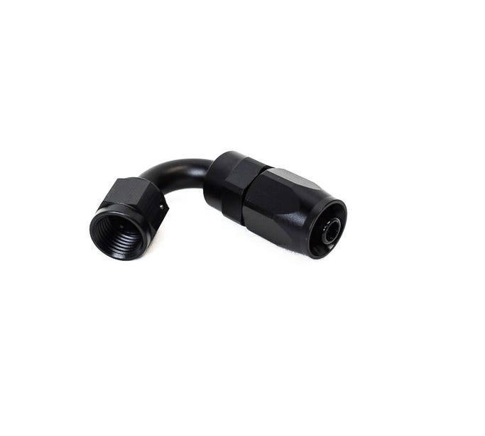 BTR AN Fittings - 120° - 6AN Hose End - Black