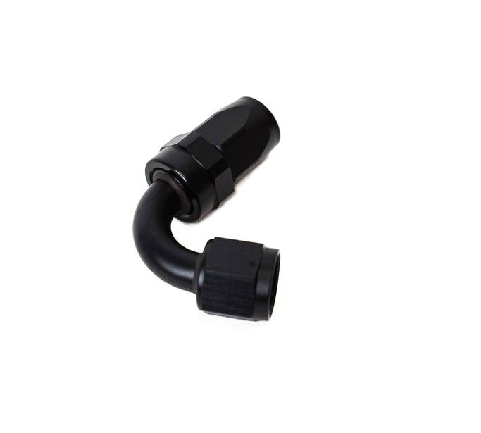 BTR AN Fittings - 120° - 8AN Hose End - Black