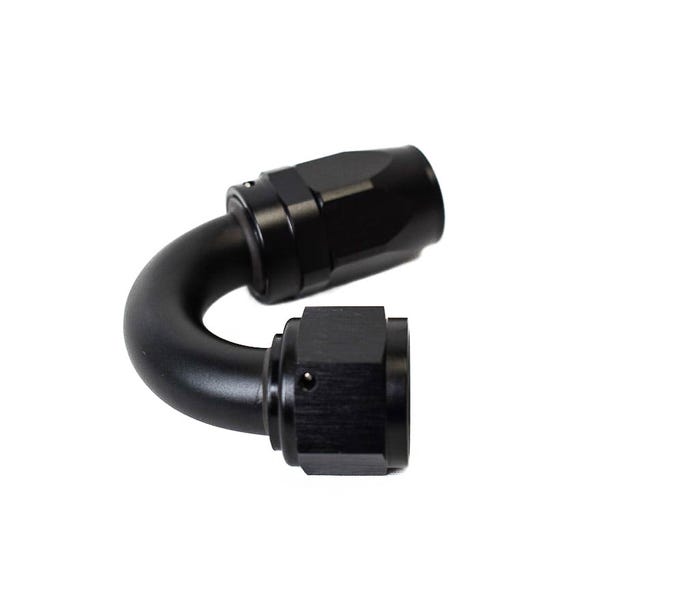 BTR AN Fittings - 150° - 12AN Hose End - Black
