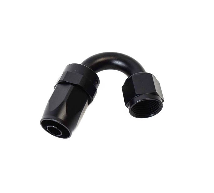 BTR AN Fittings - 150° - 8AN Hose End - Black