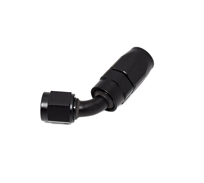 BTR AN Fittings - 60° -6AN Hose End - Black