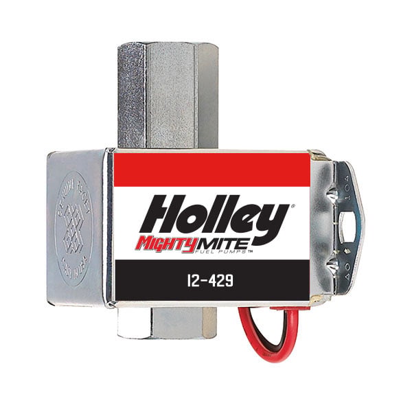 50 GPH HOLLEY MIGHTY MITE ELECTRIC FUEL PUMP, 12-15 PSI - Photo - Primary Angle