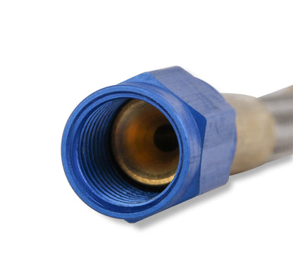 Tuyau 3AN-3FT, bleu - Tuyau tressé en acier inoxydable NOS -3AN 3 pieds bleu