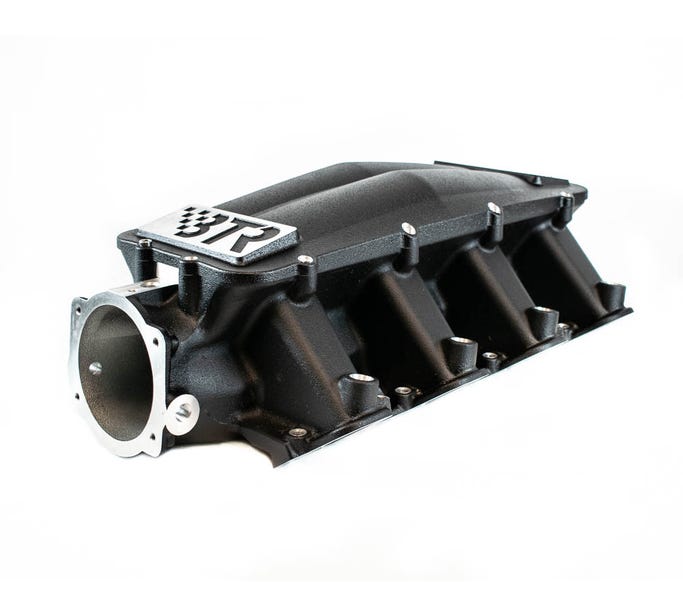 BTR Equalizer 3 Intake Manifold - Square Port - Black Powder Coat