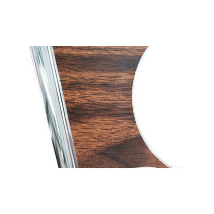 Brothers Trucks Instrumentbezel - 7 huller med målere - Krom/Træfibre