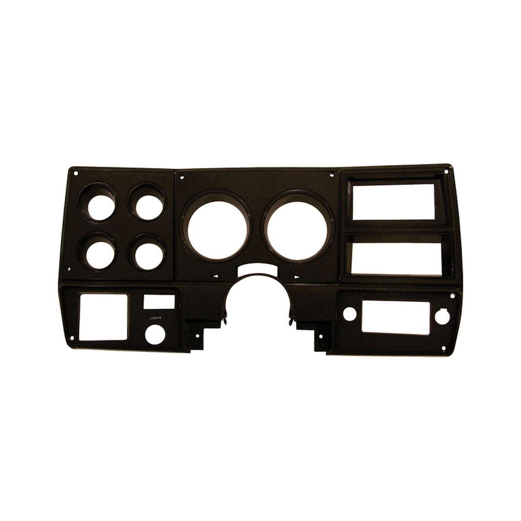 78-80 CHVY INSTRUMENT BEZEL-W/A/C-BLK - Brothers Trucks Instrument Bezel - With A/C - Black