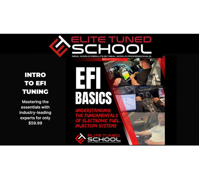 Elite Tuned School Introduction to EFI Course