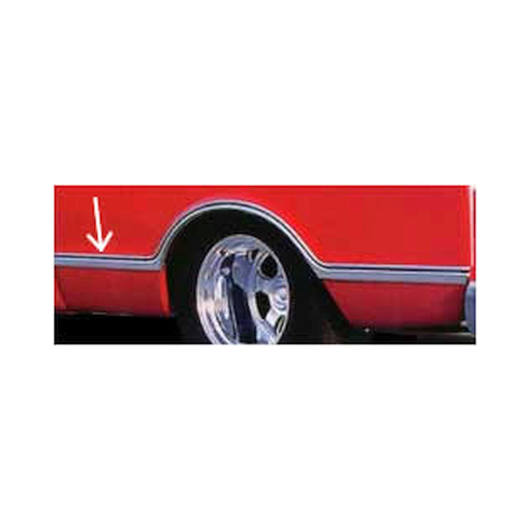 Moulure latérale de caisse Brothers Trucks - Arrière - Avant de la roue - Benne longue/Fleetside - Gauche