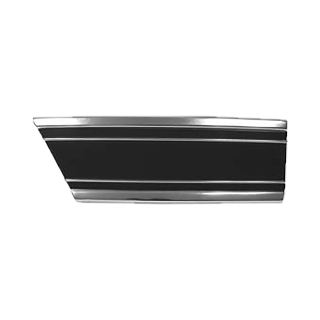 69-72 FENDER MOLDING, LWR RR LH BK - Brothers Trucks  Fender Molding - Lower -Rear of Wheel - Black -  Left