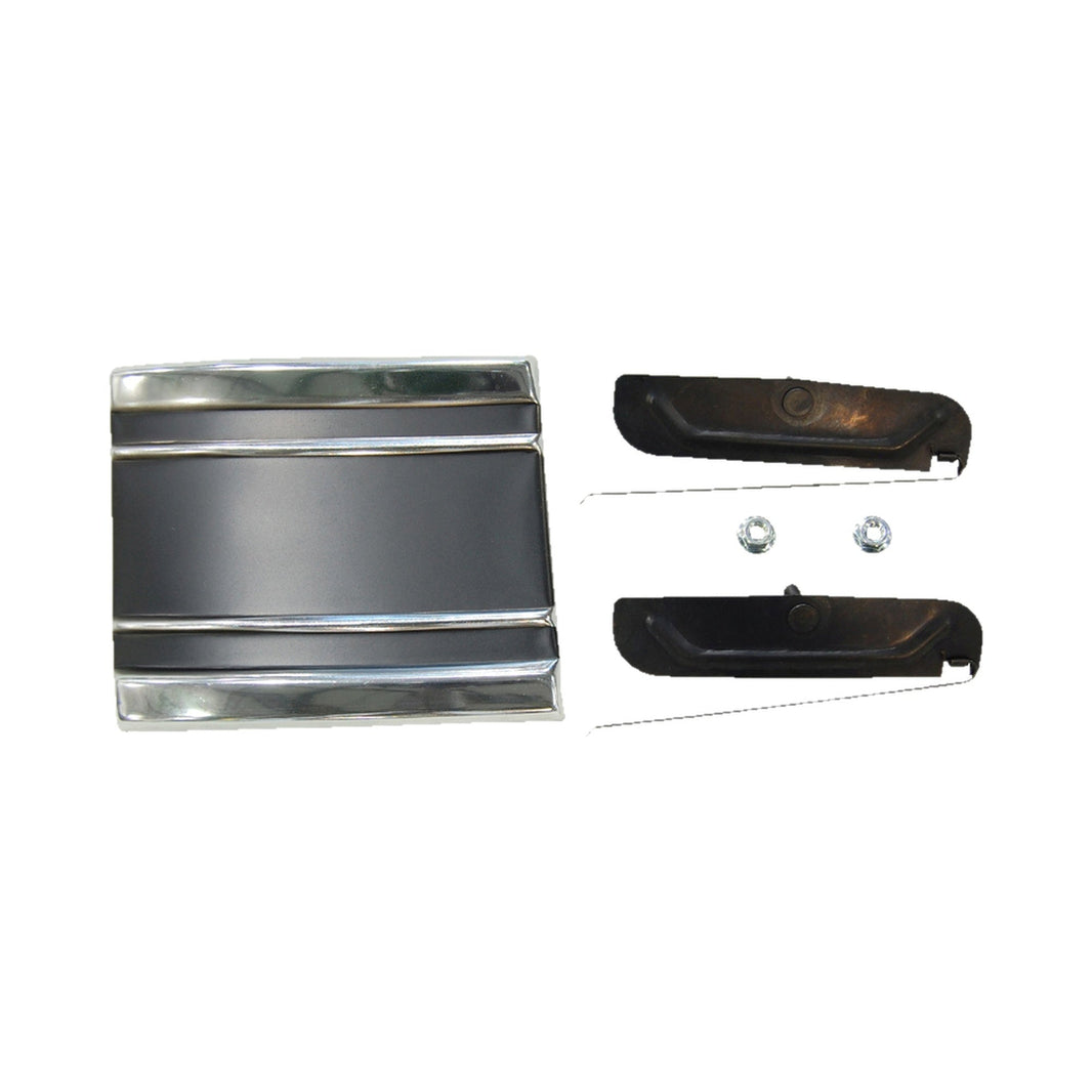 69-72 CAB LOWER MOLDING LH-BK - Brothers Trucks  Cab Molding - Lower - Black - Left