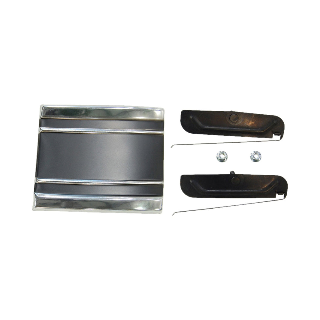 69-72 CAB LOWER MOLDING RH-BK - Brothers Trucks  Cab Molding - Lower - Black - Right