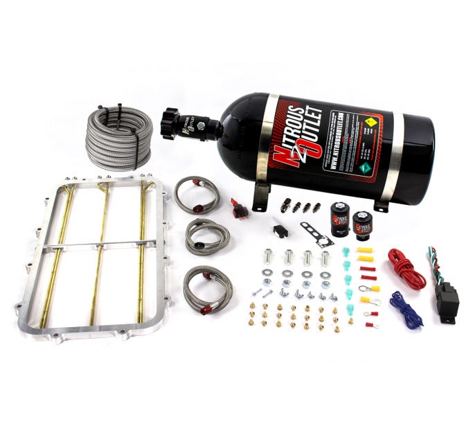 Nitrous Outlet Hi-ram Single Stage Intake Plate System - 00-10183-10
