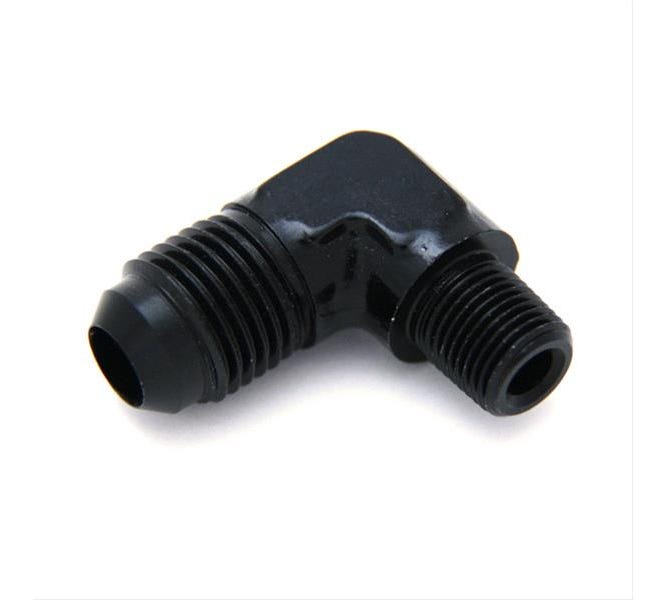 Nitrous Outlet ,black 1/8NPT X 6AN 90° Fitting,