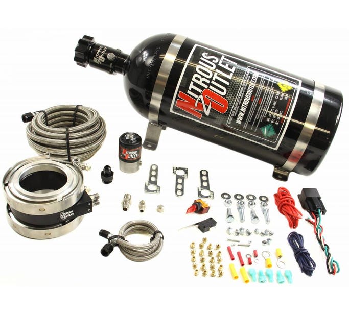 Nitrous Outletinterspooler -3" - Turbo Nitrous Plate System - Dry - 50-400HP - 10LB Bottle