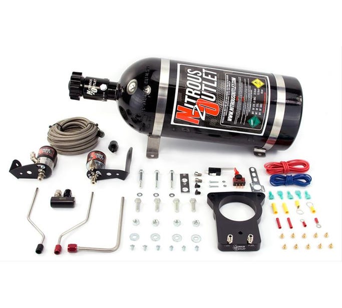 Nitrous Outlet 78MM 98-02 F-body Hardline Plate System- 50-200HP - 15LB Bottle