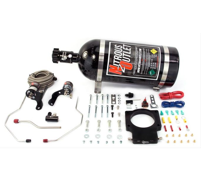 Nitrous Outlet 90MM - 08-09 G8 Gt/Gxp Hardline Plate System - 50-200HP - 10LB Bottle