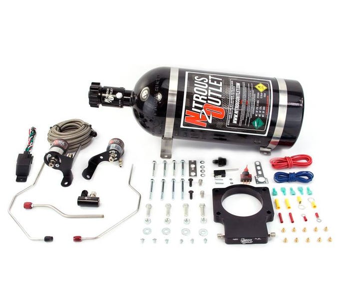 Nitrous Outlet 90MM - 08-09 G8 Gt/Gxp Hardline Plate System - 50-200HP - 15LB Bottle