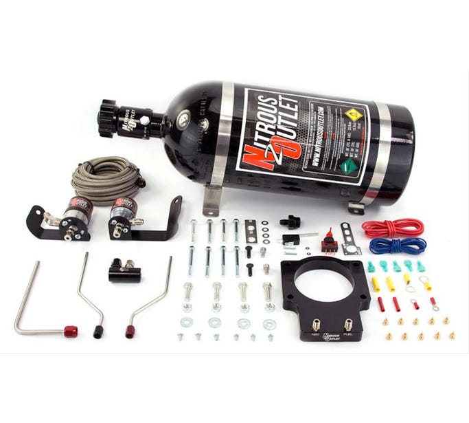 Nitrous Outlet 92MM - Fast Intake - 04-06 Gto Hardline Plate System - 50-200HP - 10LB Bottle