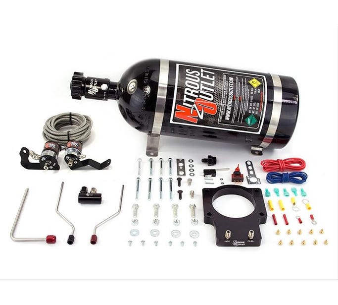 Nitrous Outlet 90MM - 05-13 Zo6 Corvette Plate System - 50-200HP - no Bottle