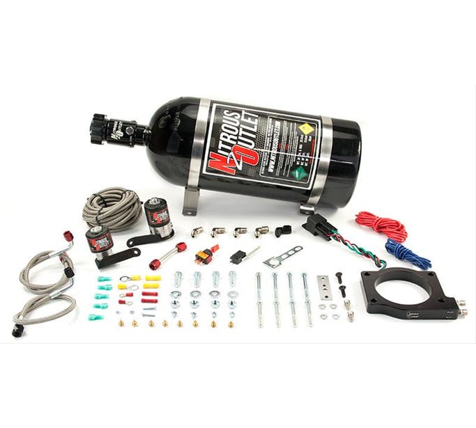 Nitrous Outlet 2009-2014 CTS-V 90MM Plate System - 50-200HP - no Bottle - 55 Psi