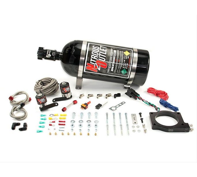 Nitrous Outlet 2009-2014 CTS-V 90MM Plate System - 50-200HP - 12LB Bottle - 55 Psi