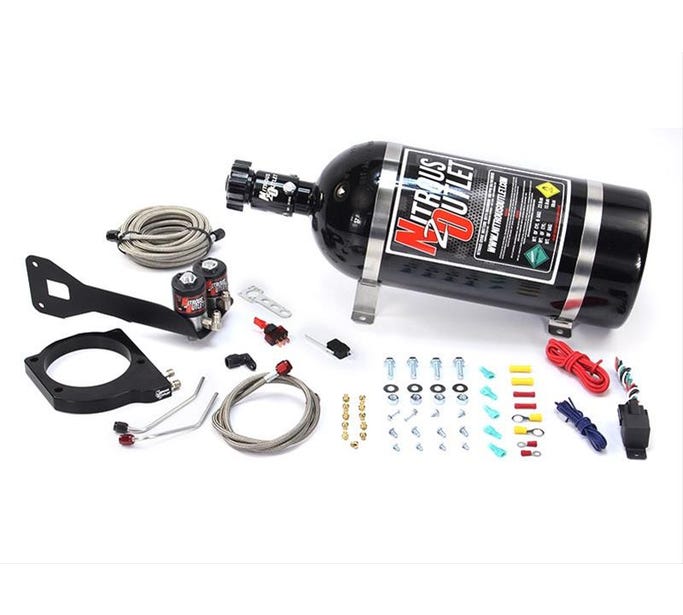 Nitrous Outlet 1999-2002 Fast 102MM Truck Intake Hardline Plate System - 50-200HP - 10LB Bottle