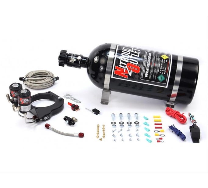 Nitrous Outlet 2003-2013 Fast 102MM Truck Intake Hardline Plate System - 50-200HP - no Bottle