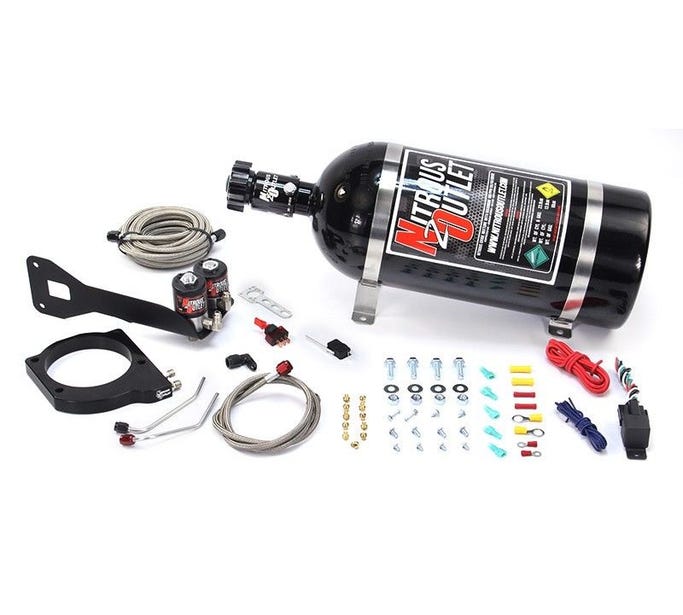 Nitrous Outlet 2003-2013 Fast 102MM Truck Intake Hardline Plate System Aftermarket Rails - 50-200HP - no Bottle