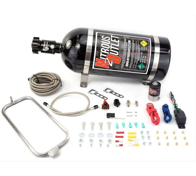 Nitrous OUTLET98-02 F-body Filter Entry Halo Dry System - 35-200HP - 12LB Bottle