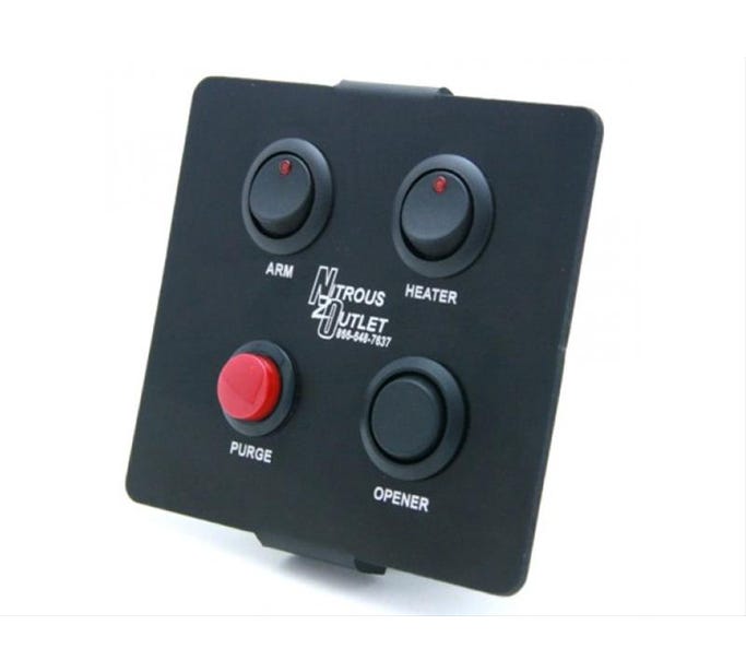 Nitrous Outlet Switch Panel - 99-06 GM Truck - Right Storage Compartment