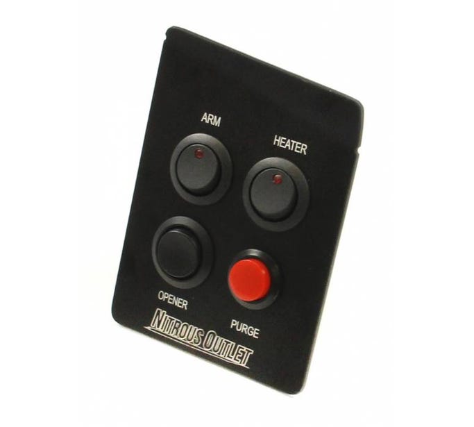 Nitrous Outlet Switch Panel - 2014+ C7 Corvette - Power Outlet Tray