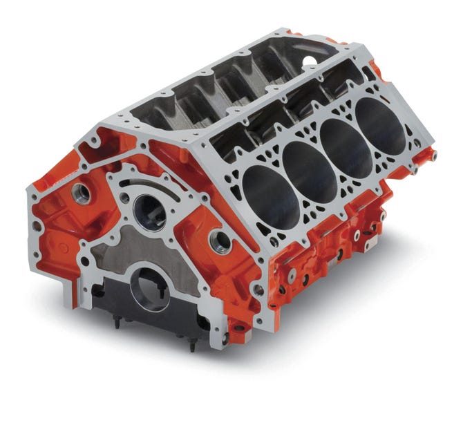 Chevrolet Performance Engine Block - LSX - 9.260" Deck - 3.880" Bore