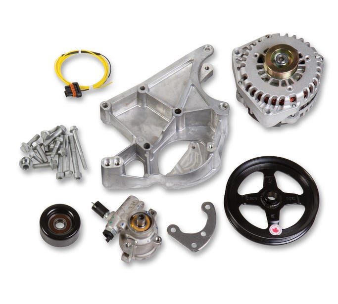 Holley Alternator & Power Steering Pump Accessory Drive Kit - LS