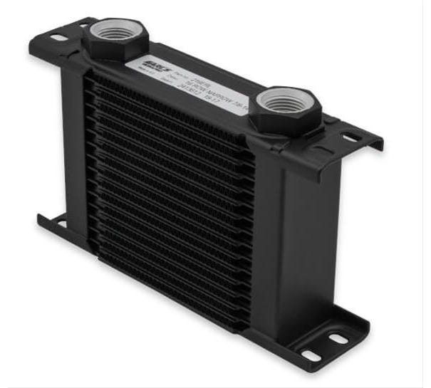 Earls Ultrapro Oil Cooler - 16 Row - Narrow - Black