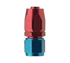 Fragola Hose End - Straight -12AN - Blue/Red