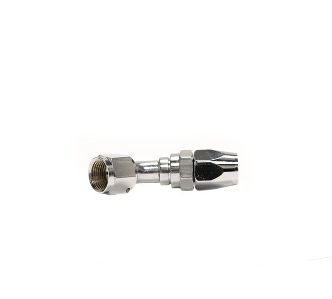 Fragola Hose End - 45° -10AN - Chrome