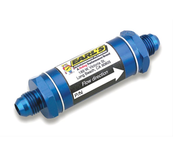 Earl's Fuel Filter - 6AN - Blue - 35 Micron