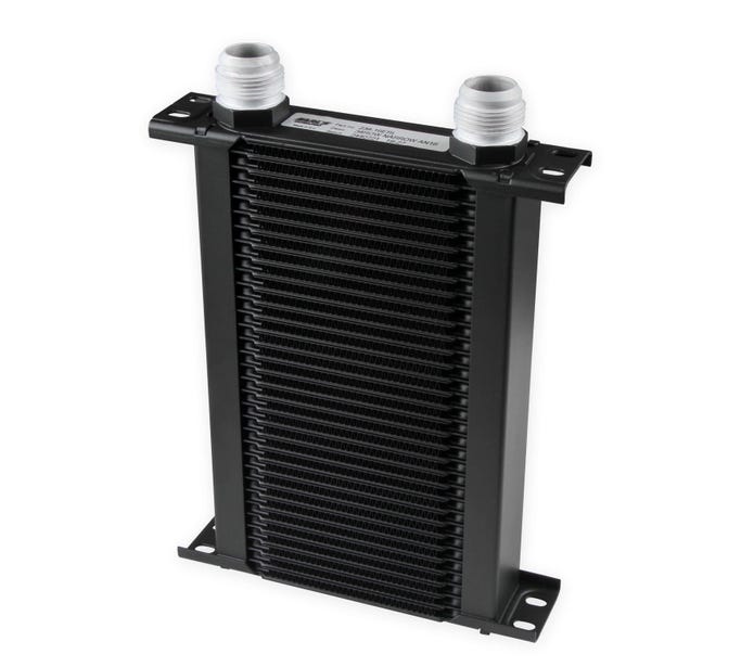 Earls Ultrapro Oil Cooler - 34 Row - Narrow - Black