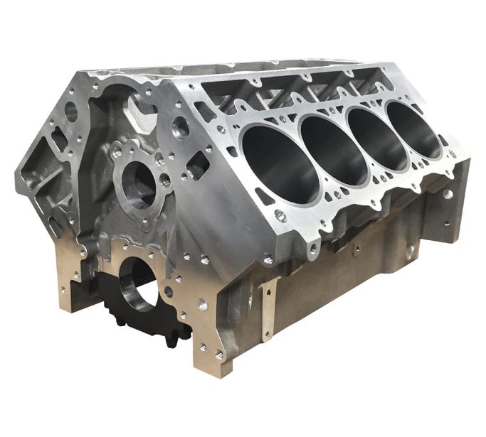 Dart Engine Block - LS Next - 9.240" Deck - 4.125" Bore - Deep Skirt - Aluminum